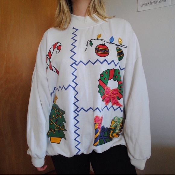 Tops - Vintage Christmas sweatshirt!